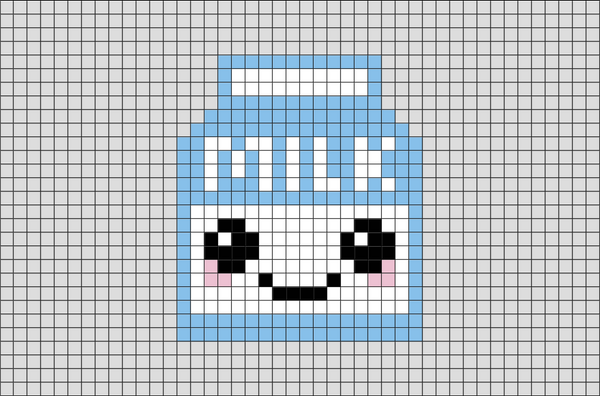 Milk Pixel Art