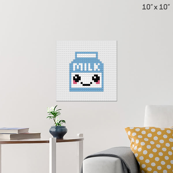 Milk Brick Poster
