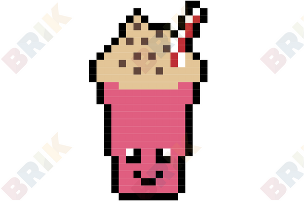 Milkshake Pixel Art