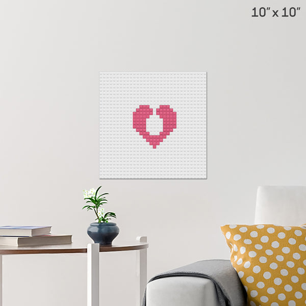 Mind Badge Brick Poster