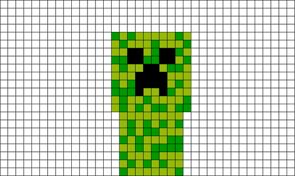 Minecraft Creeper Pixel Art