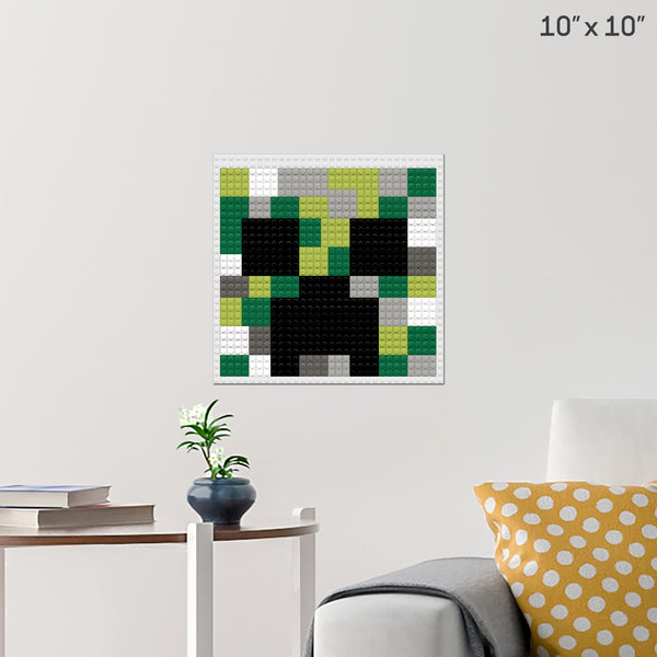 creeper Brick Poster