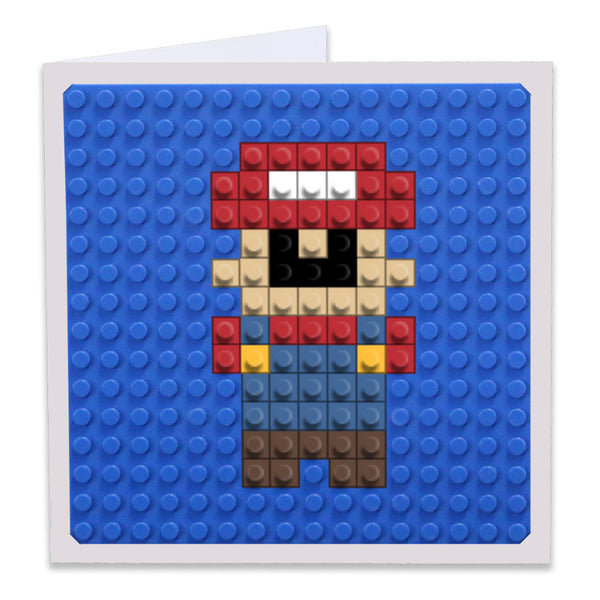 mini mario Greeting Card