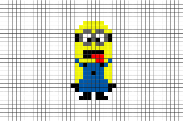 Minion Pixel Art