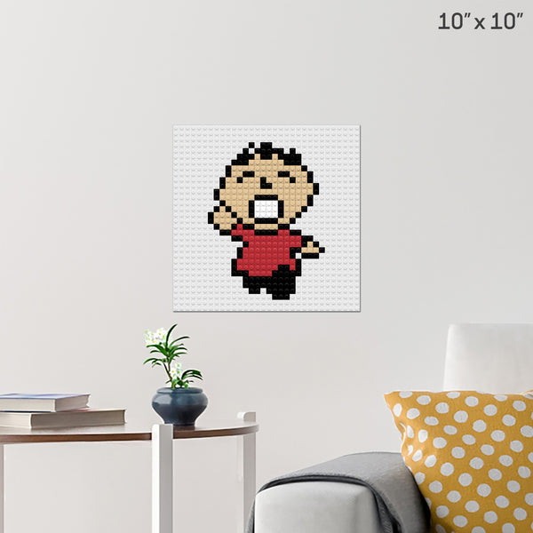 Minna no Tabo Brick Poster