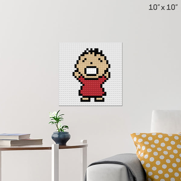 Minna no Tabo Brick Poster
