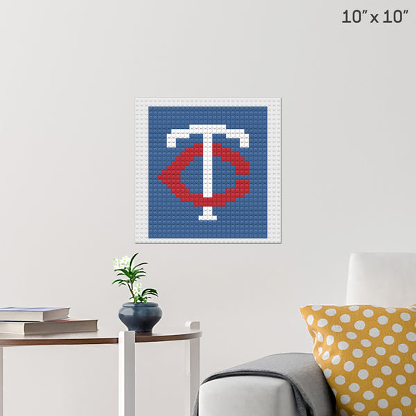 Minnesota Twins Brick Poster