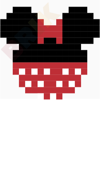 Minnie Pixel Art