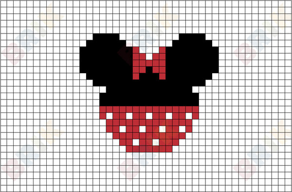 Minnie Pixel Art