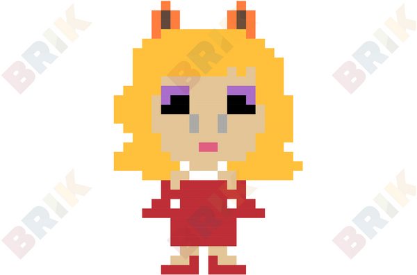 Miss Piggy Pixel Art