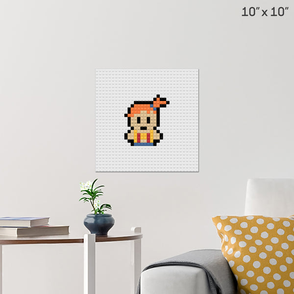 Misty Brick Poster