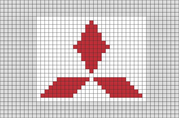 Mitsubishi Pixel Art