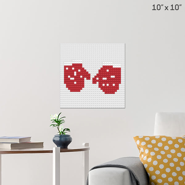 Mittens Brick Poster