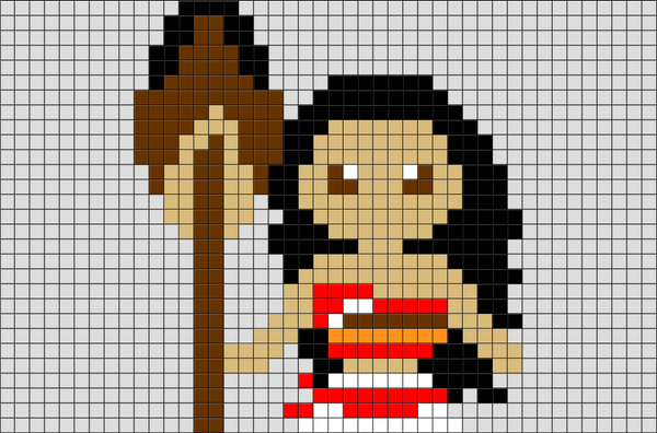 Moana Pixel Art