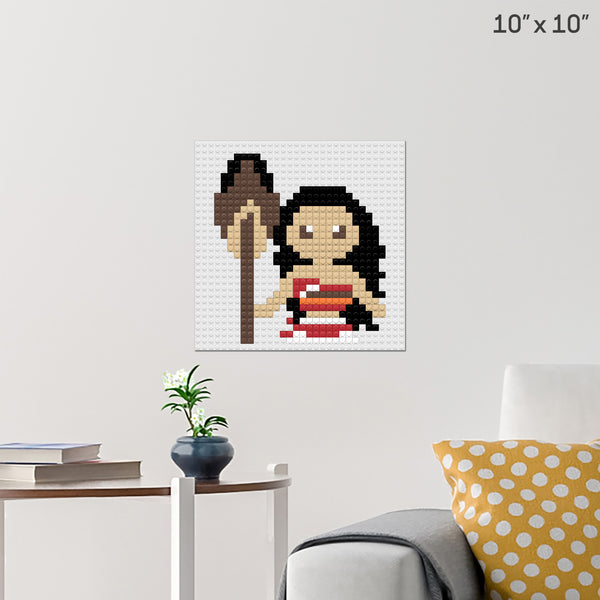 Moana Brick Poster