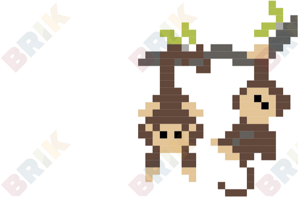 Monkey Pixel Art