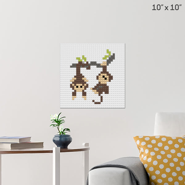 Monkey Brick Poster