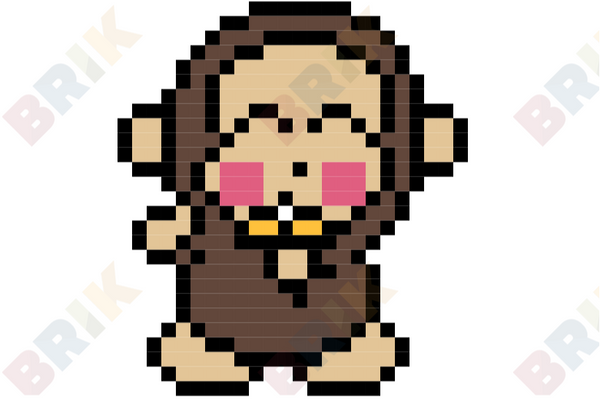 Monkichi Pixel Art
