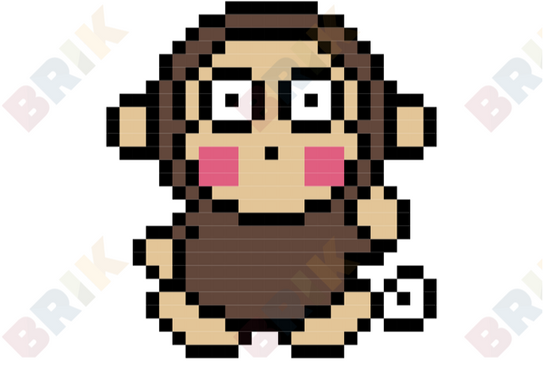 Monkichi Pixel Art