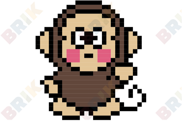 Monkichi Pixel Art