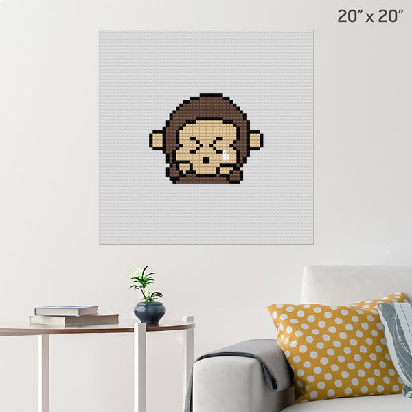 Monkichi Brick Poster