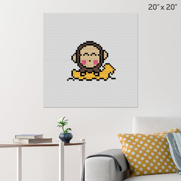 Monkichi Brick Poster