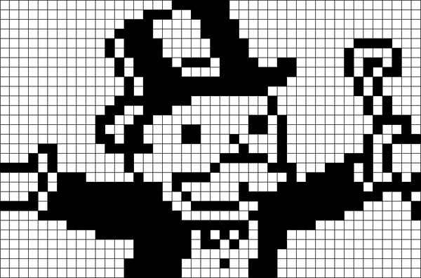 MONOPOLY GUY PIXEL ART