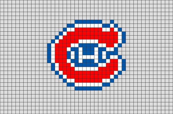 Montreal Canadiens Pixel Art