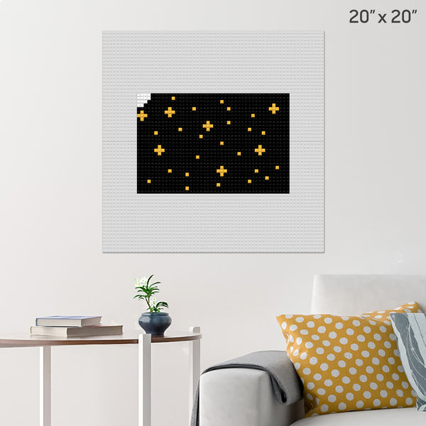 moon Brick Poster