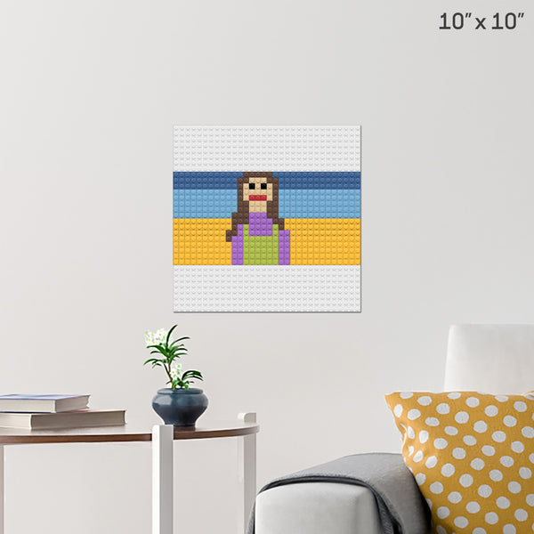 mooza1 Brick Poster