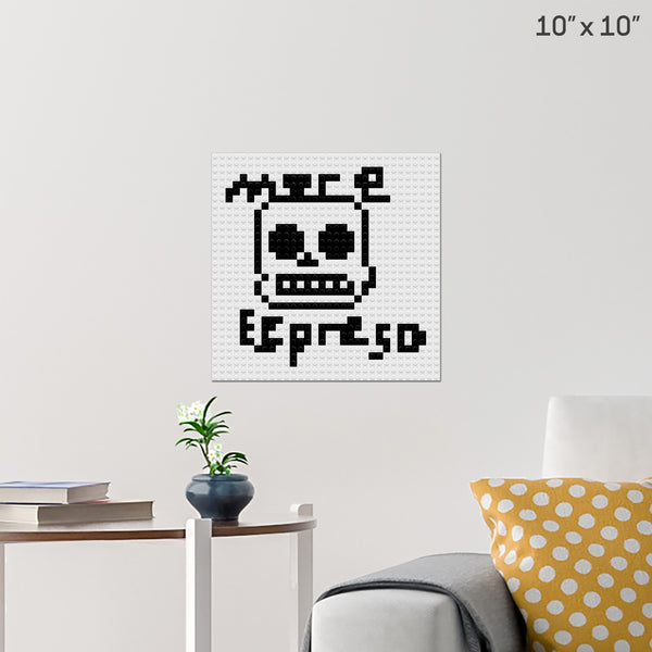 more esspresso less depresso undertale Brick Poster