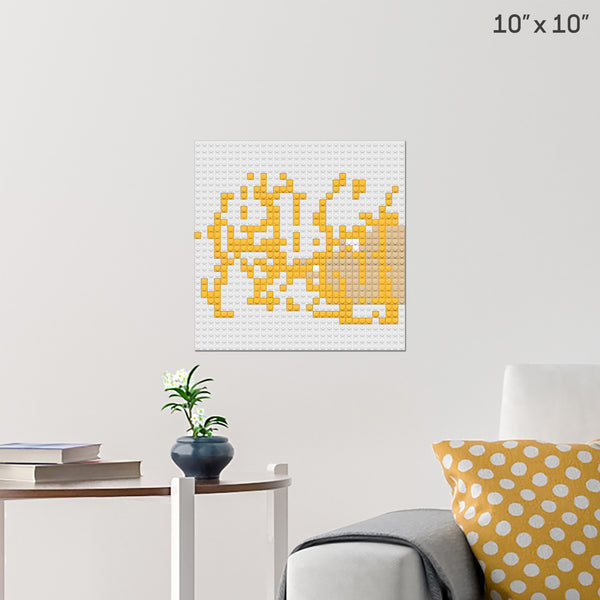 more pee Brick Poster