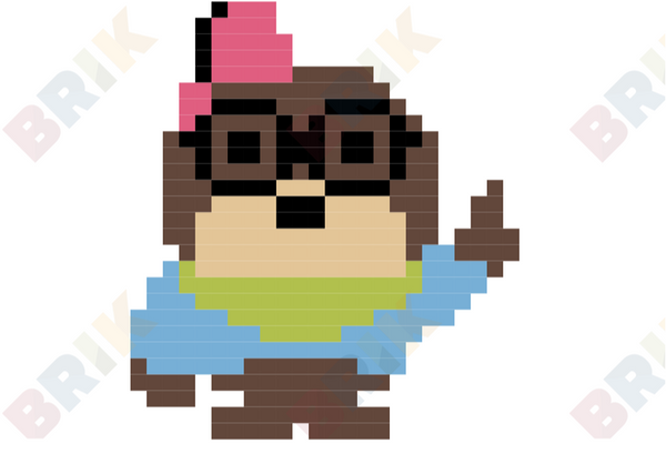Morocco Mole Pixel Art