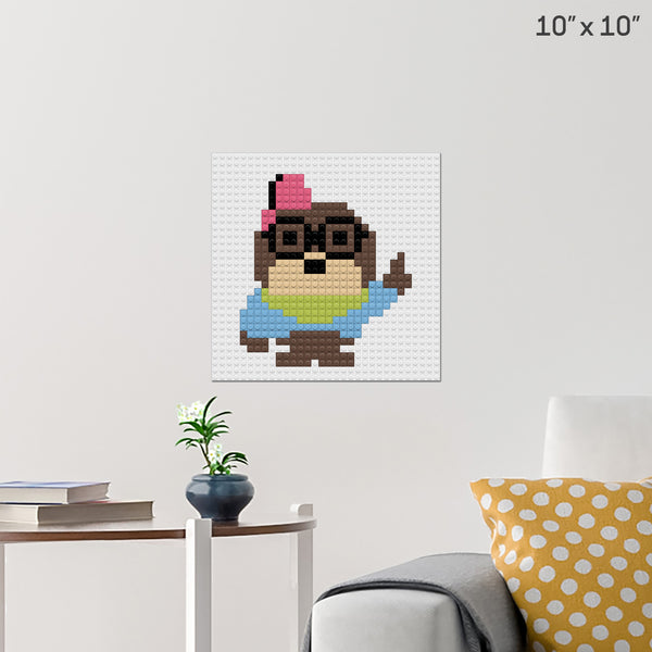 Morocco Mole Brick Poster