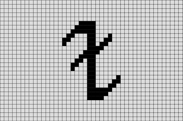 Mortal Instruments Block Rune Pixel Art