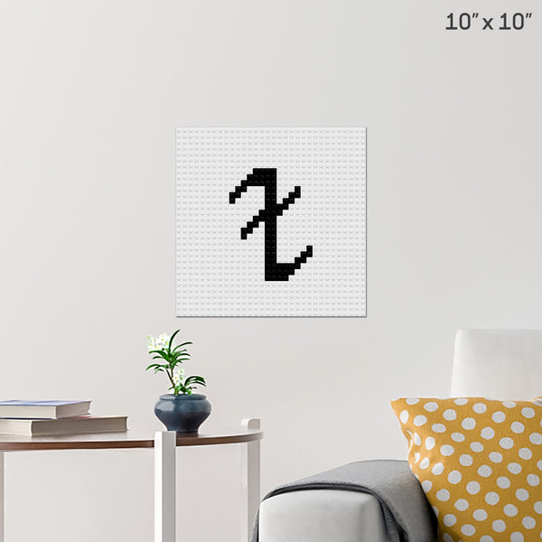 Mortal Instruments Block Rune Brick Poster