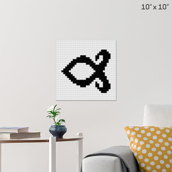 Mortal Instruments Runes Brick Poster