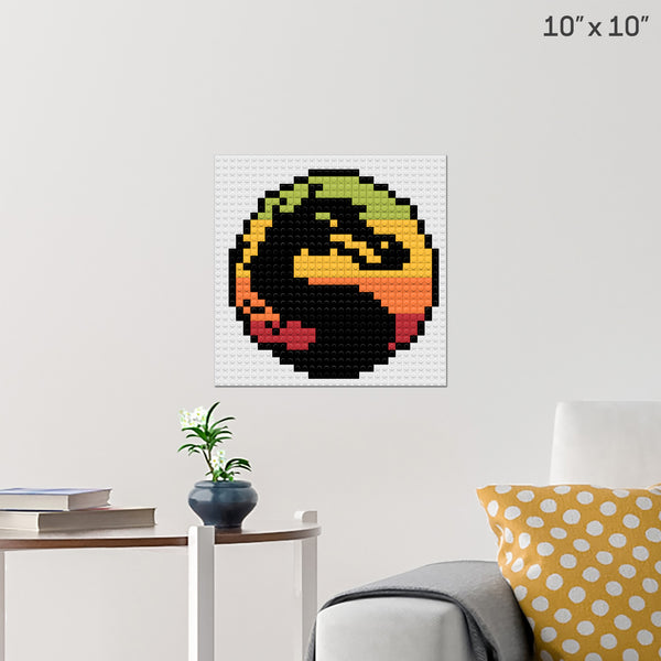 Mortal Kombat Brick Poster