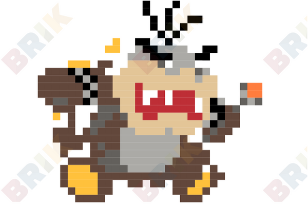 Morton Koopa Jr. Pixel Art