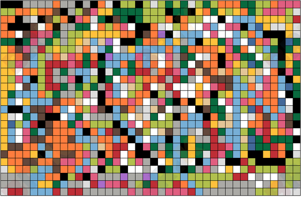 Mosaic abstract