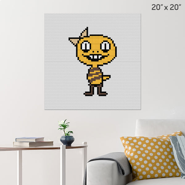 Monster Kid Brick Poster