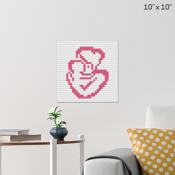 Mother and Child Brick Poster