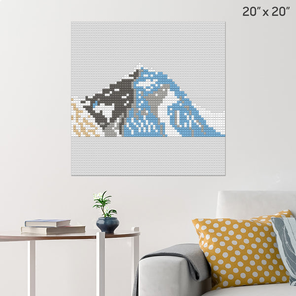 Mount Everest Brick Poster