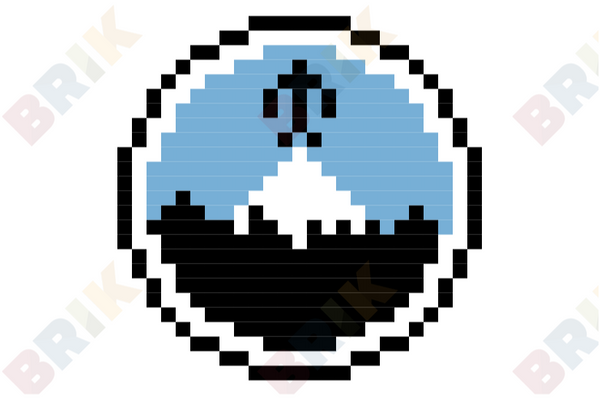 Mountaineering Pixel Art