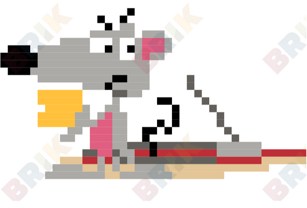 Mousetrap Pixel Art