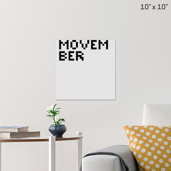 Movember Brick Poster