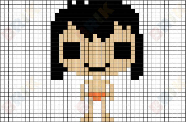 Mowgli Pixel Art
