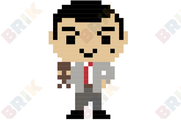 Mr. Bean Pixel Art