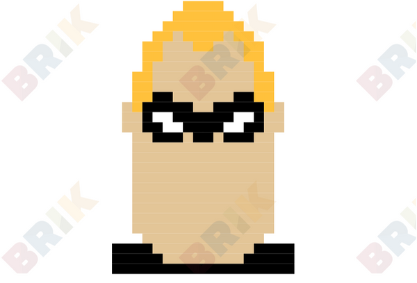 Mr. Incredible Pixel Art