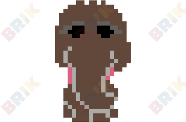 Mr. Snuffleupagus Pixel Art